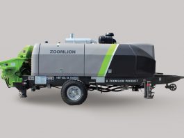 Стационарный бетононасос Zoomlion HBT100 Стационарный бетононасос HBT100